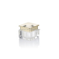 hot sale 15g 30g luxury square double layer acrylic  jar